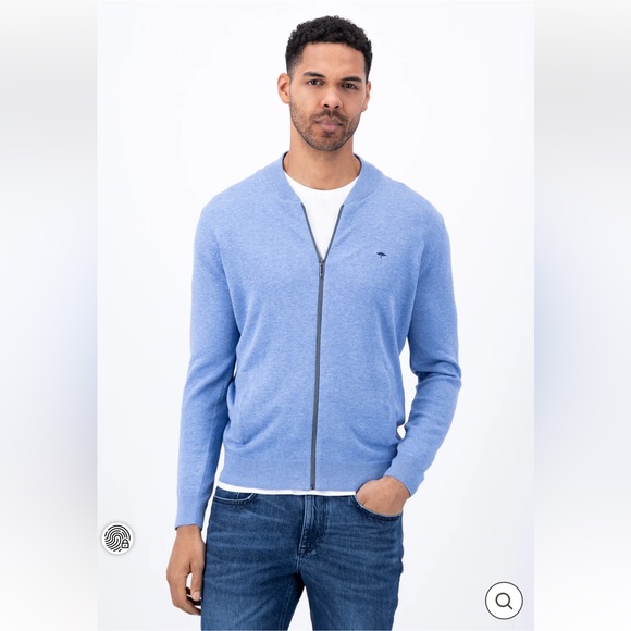 Fynch-Hatton Full Zip Men’s College Cardigan size L - Picture 1 of 10